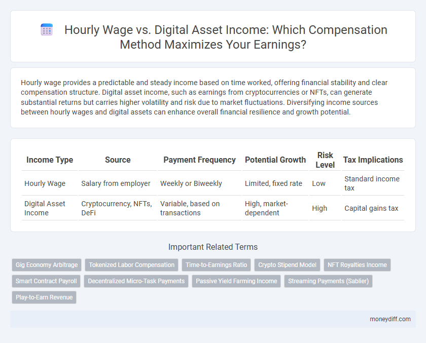 Hourly Wage vs. Digital Asset Income: Which Compensation Method Maximizes Your Earnings?