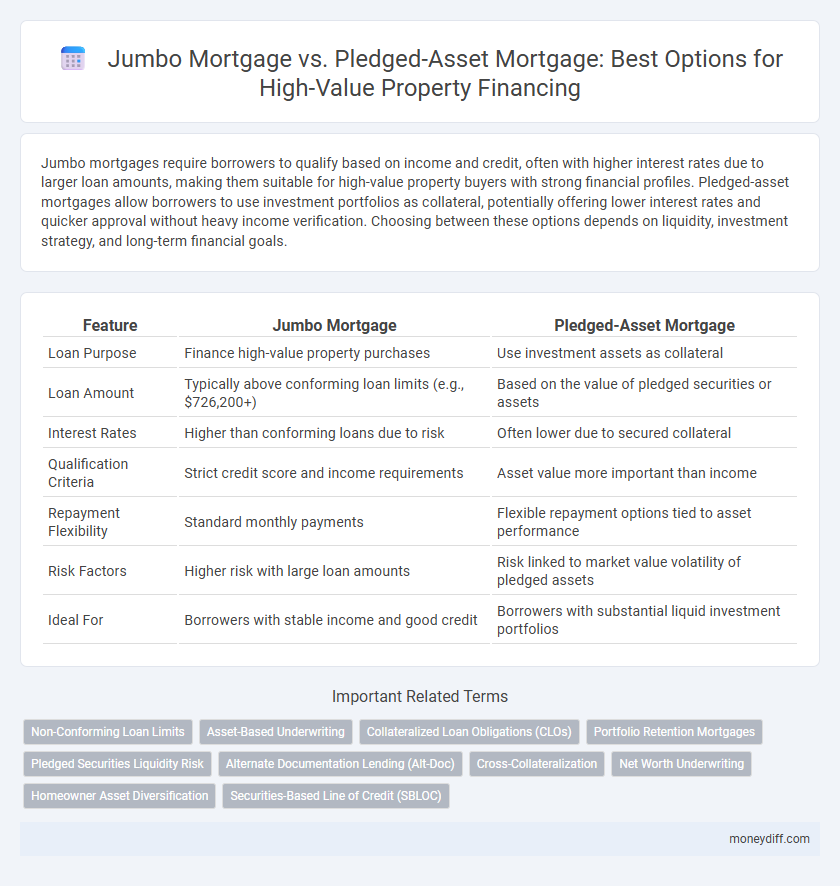 Jumbo Mortgage vs. Pledged-Asset Mortgage: Best Options for High-Value Property Financing