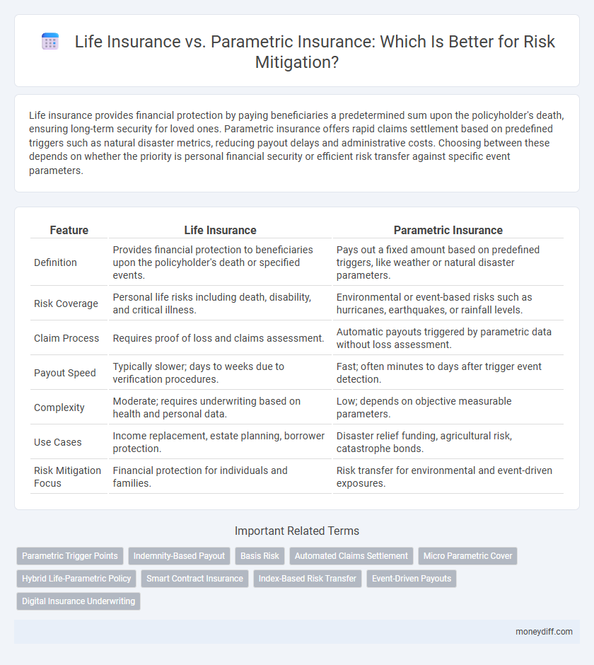 Life Insurance vs. Parametric Insurance: Which Is Better for Risk Mitigation?
