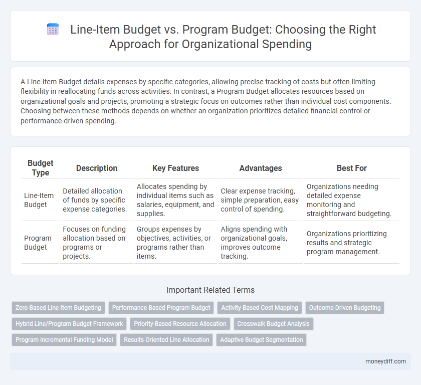 Line-Item Budget vs. Program Budget: Choosing the Right Approach for Organizational Spending