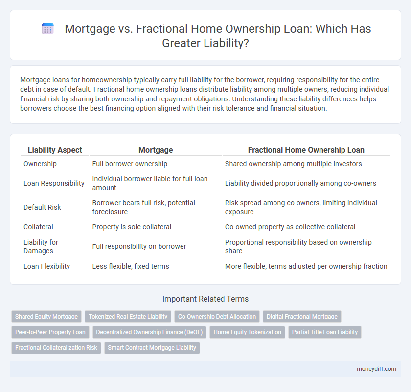 Mortgage vs. Fractional Home Ownership Loan: Which Has Greater Liability?
