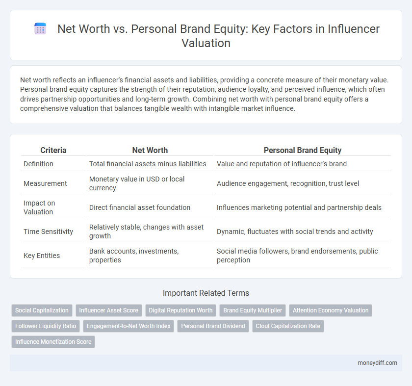 Net Worth vs. Personal Brand Equity: Key Factors in Influencer Valuation