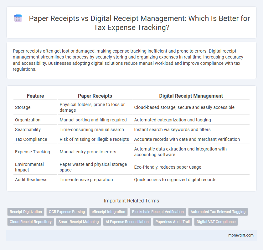 Paper Receipts vs Digital Receipt Management: Which Is Better for Tax Expense Tracking?
