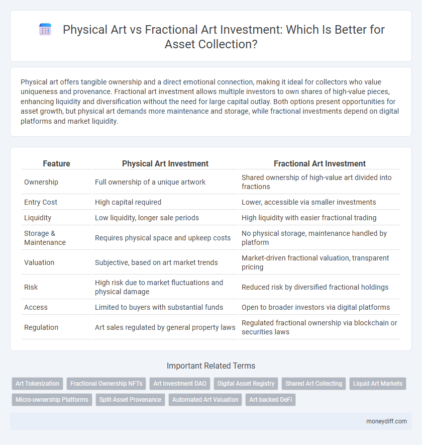 Physical Art vs Fractional Art Investment: Which Is Better for Asset Collection?