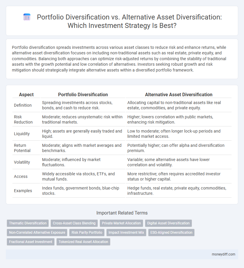 Portfolio Diversification vs. Alternative Asset Diversification: Which Investment Strategy Is Best?