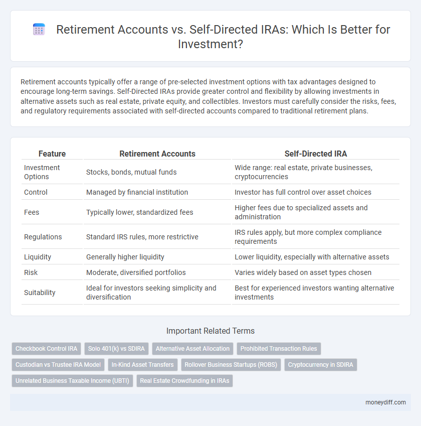 Retirement Accounts vs. Self-Directed IRAs: Which Is Better for Investment?