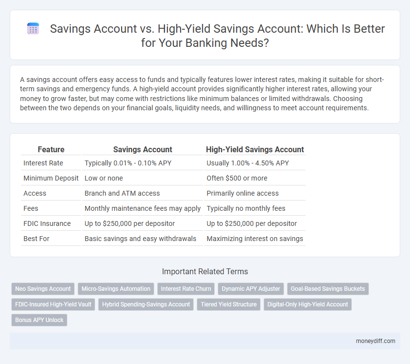 Savings Account vs. High-Yield Savings Account: Which Is Better for Your Banking Needs?