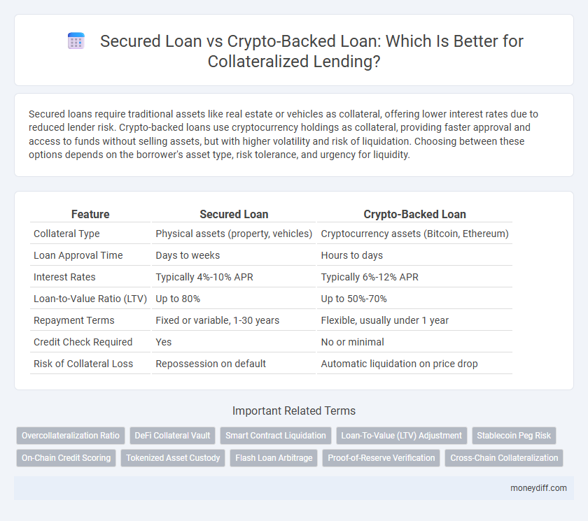Secured Loan vs Crypto-Backed Loan: Which Is Better for Collateralized Lending?