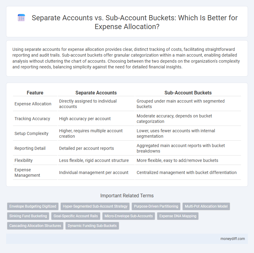 Separate Accounts vs. Sub-Account Buckets: Which Is Better for Expense Allocation?