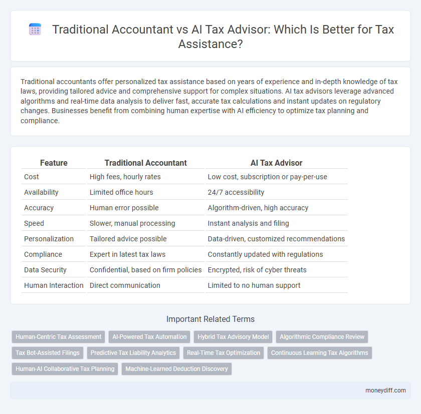 Traditional Accountant vs AI Tax Advisor: Which Is Better for Tax Assistance?