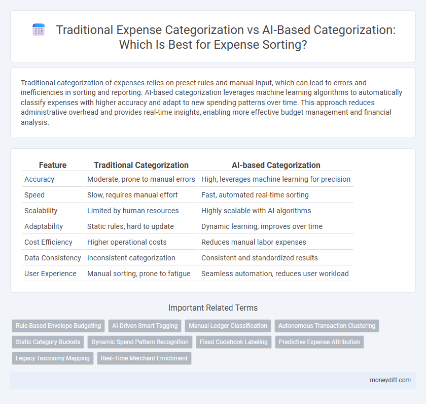 Traditional Expense Categorization vs AI-Based Categorization: Which Is Best for Expense Sorting?