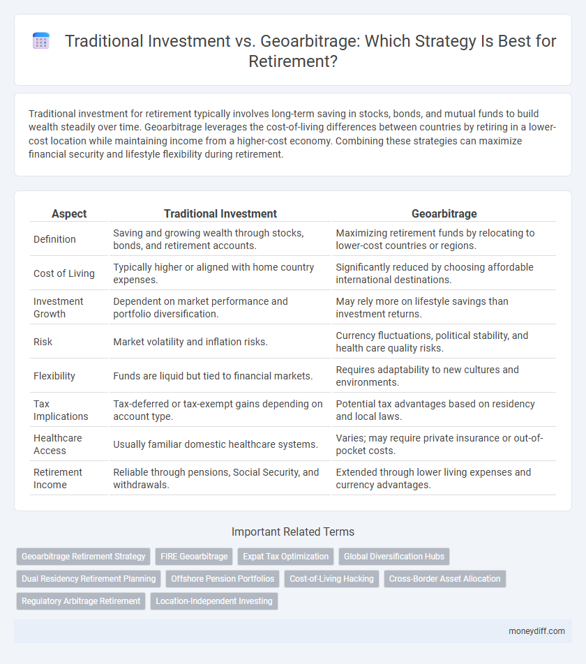 Traditional Investment vs. Geoarbitrage: Which Strategy Is Best for Retirement?