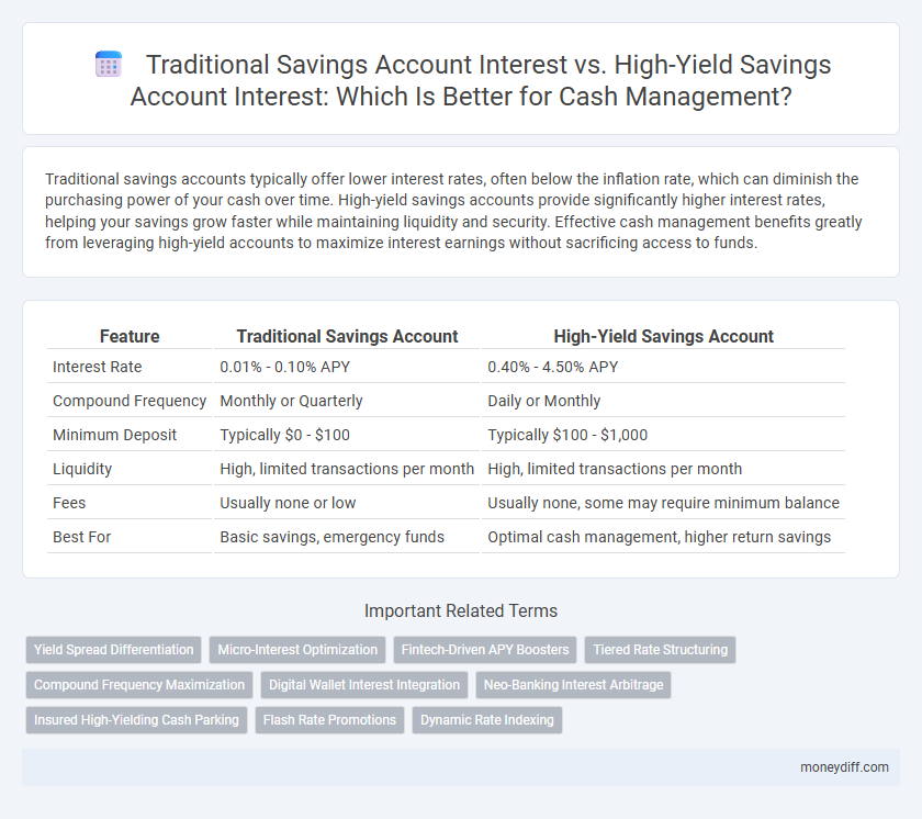 Traditional Savings Account Interest vs. High-Yield Savings Account Interest: Which Is Better for Cash Management?