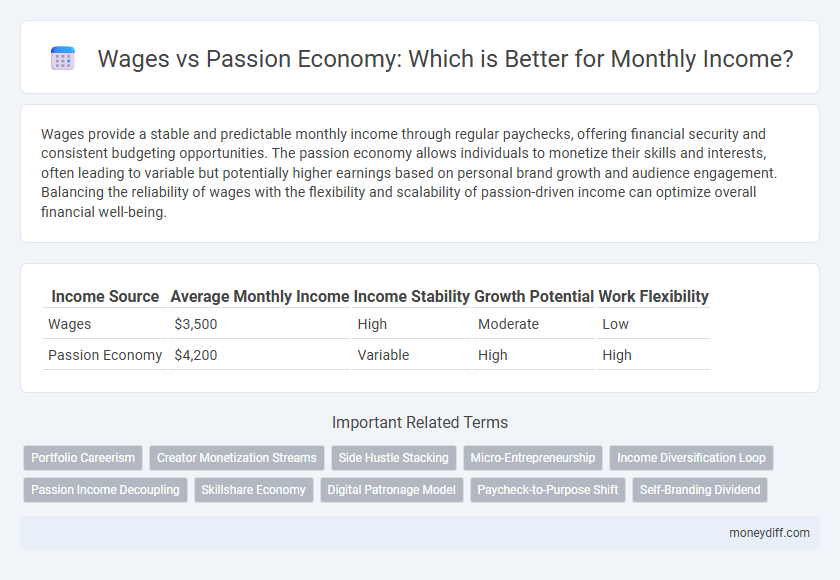 Wages vs Passion Economy: Which is Better for Monthly Income?