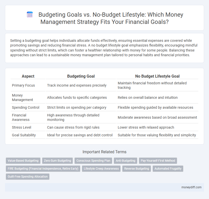 Budgeting Goals vs. No-Budget Lifestyle: Which Money Management Strategy Fits Your Financial Goals?