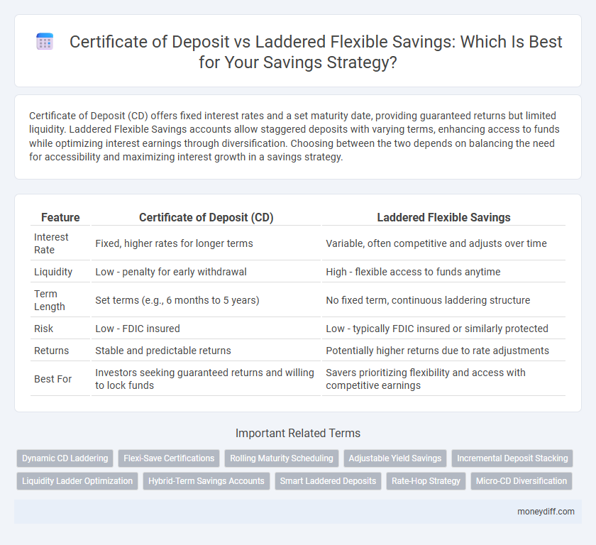 Certificate of Deposit vs Laddered Flexible Savings: Which Is Best for Your Savings Strategy?