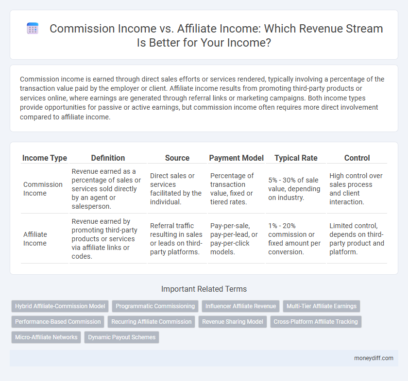 Commission Income vs. Affiliate Income: Which Revenue Stream Is Better for Your Income?