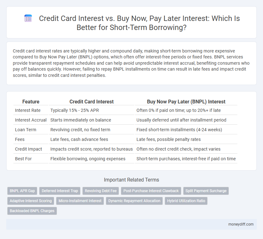 Credit Card Interest vs. Buy Now, Pay Later Interest: Which Is Better for Short-Term Borrowing?