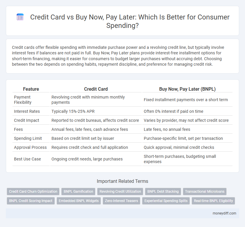 Credit Card vs Buy Now, Pay Later: Which Is Better for Consumer Spending?