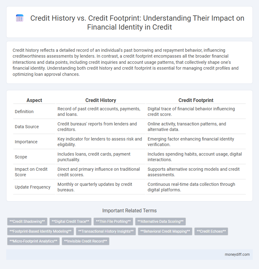 Credit History vs. Credit Footprint: Understanding Their Impact on Financial Identity in Credit