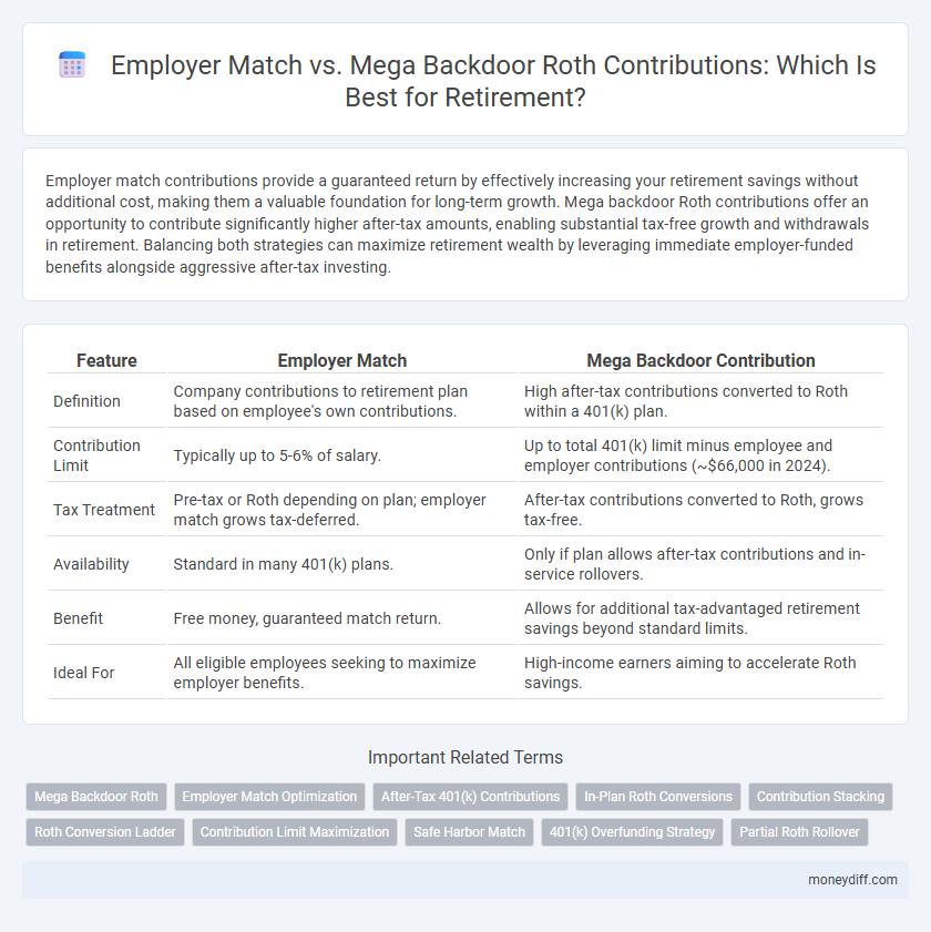 Employer Match vs. Mega Backdoor Roth Contributions: Which Is Best for Retirement?