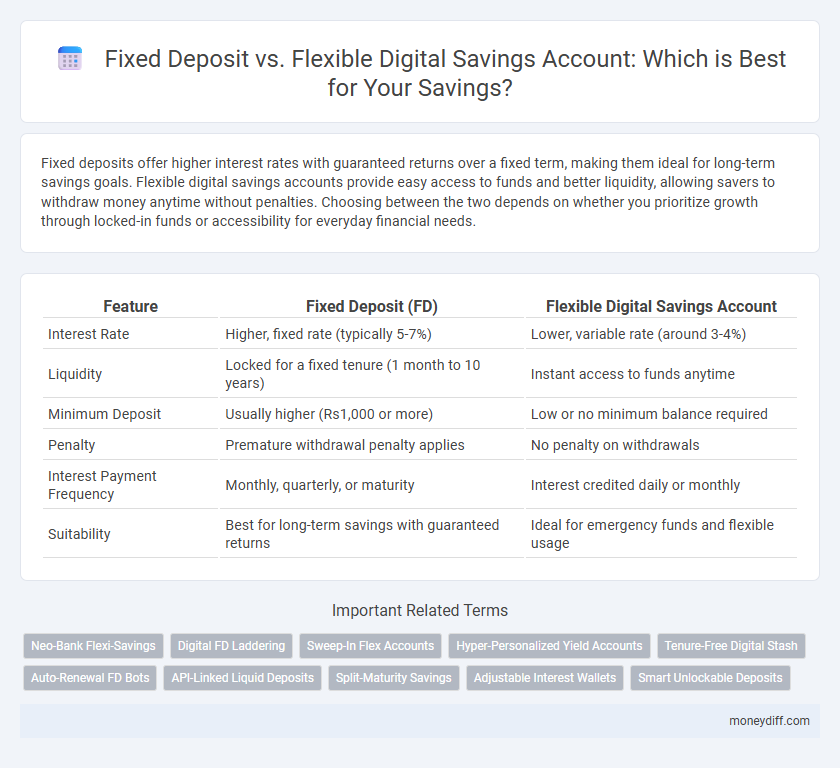Fixed Deposit vs. Flexible Digital Savings Account: Which is Best for Your Savings?