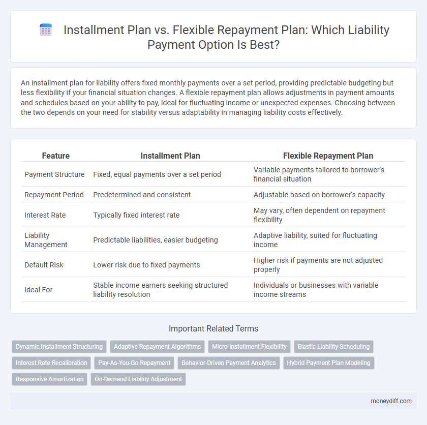 Installment Plan vs. Flexible Repayment Plan: Which Liability Payment Option Is Best?