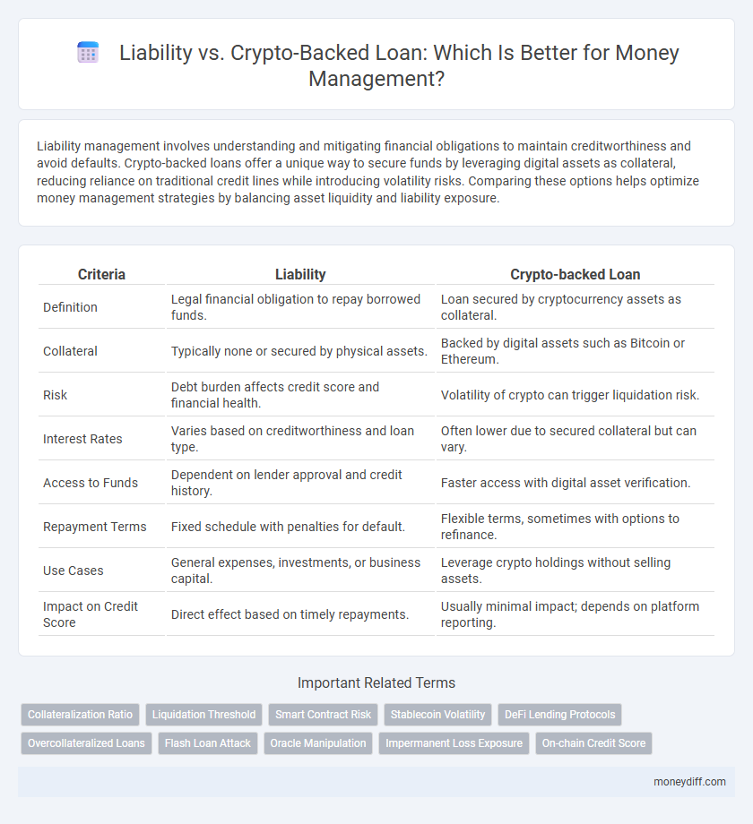 Liability vs. Crypto-Backed Loan: Which Is Better for Money Management?