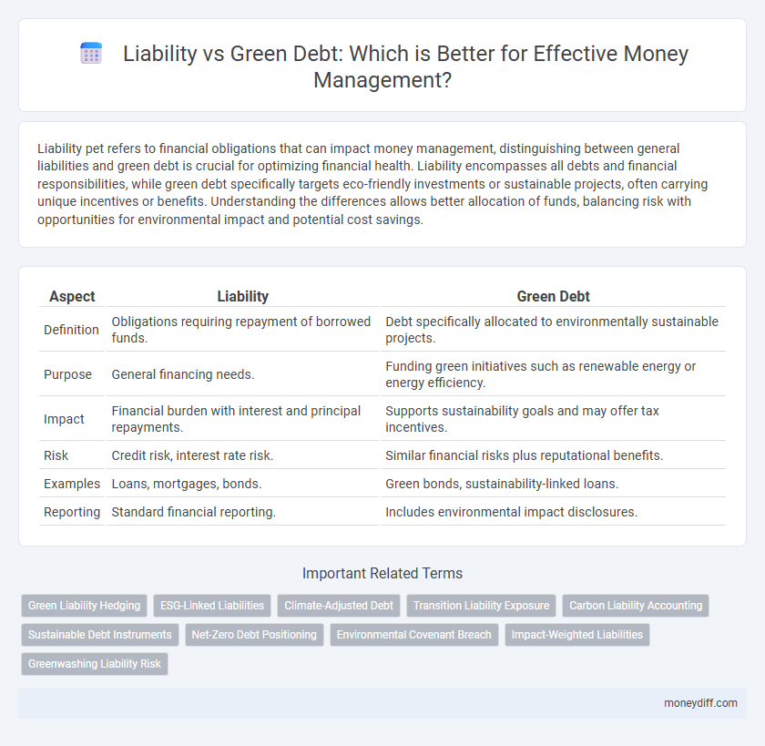 Liability vs Green Debt: Which is Better for Effective Money Management?