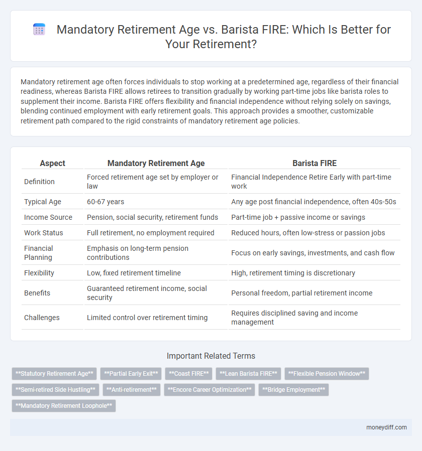 Mandatory Retirement Age vs. Barista FIRE: Which Is Better for Your Retirement?