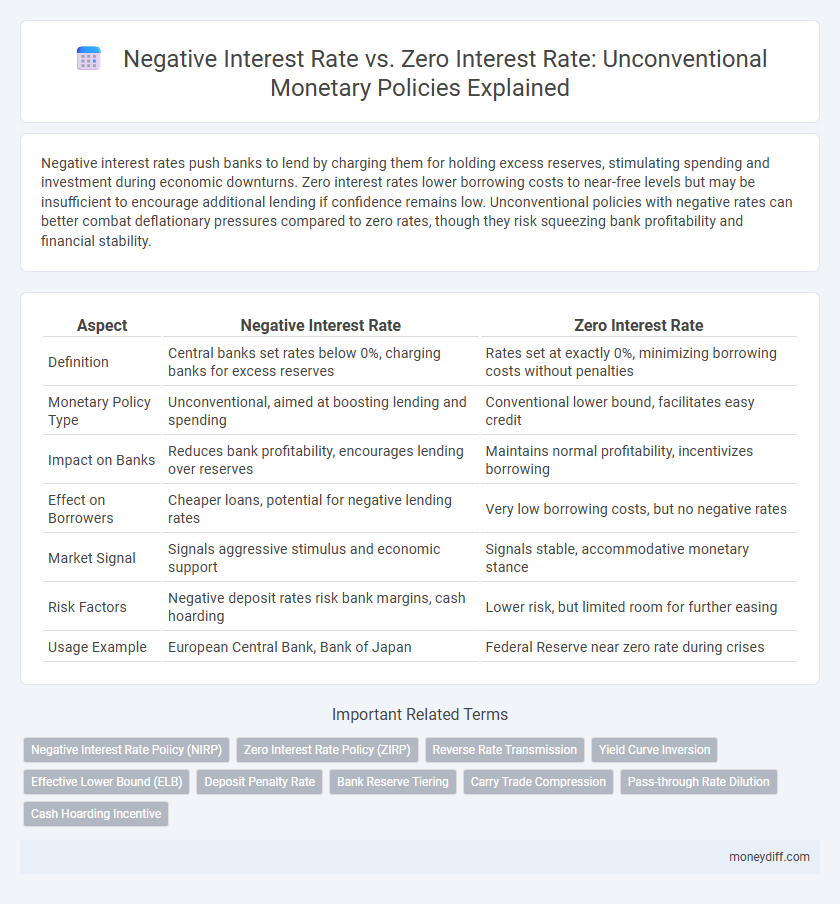 Negative Interest Rate vs. Zero Interest Rate: Unconventional Monetary Policies Explained