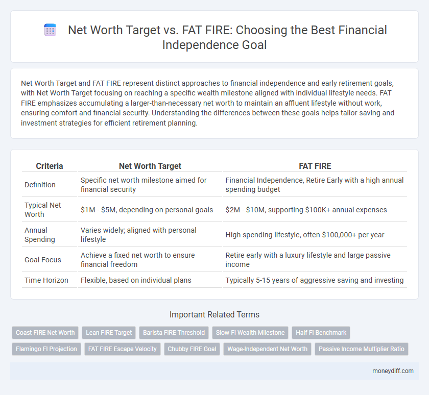 Net Worth Target vs. FAT FIRE: Choosing the Best Financial Independence Goal