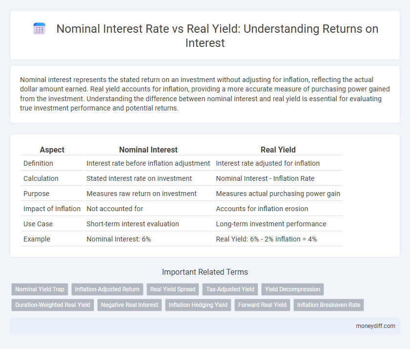 Nominal Interest Rate vs Real Yield: Understanding Returns on Interest