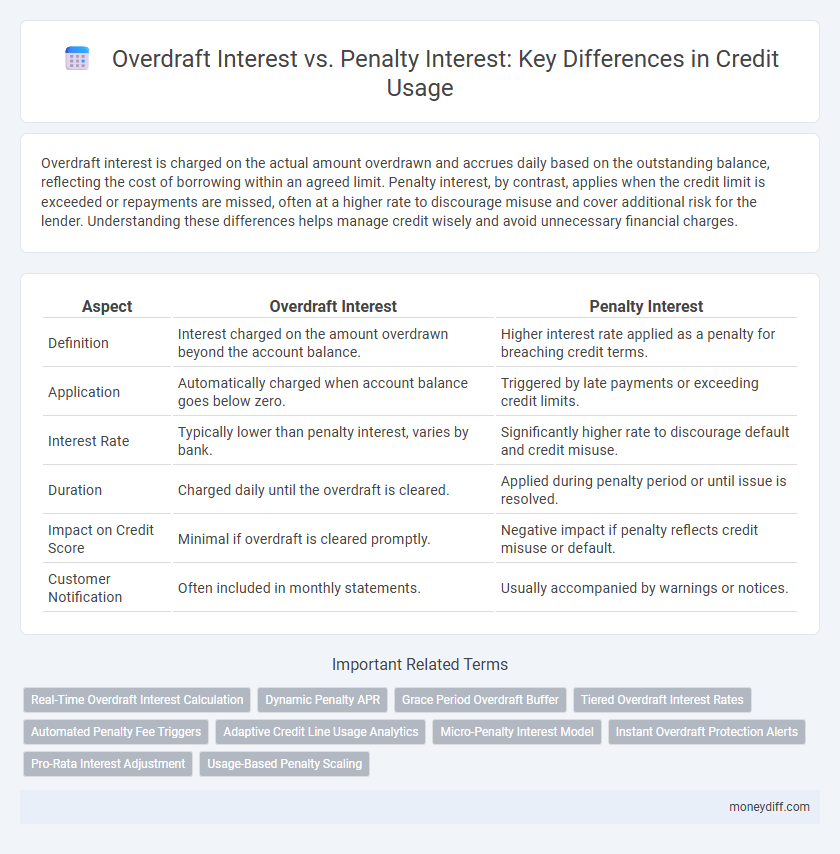 Overdraft Interest vs. Penalty Interest: Key Differences in Credit Usage
