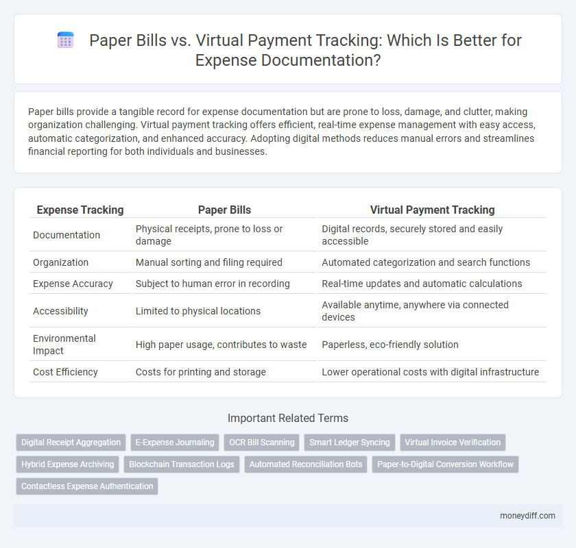 Paper Bills vs. Virtual Payment Tracking: Which Is Better for Expense Documentation?