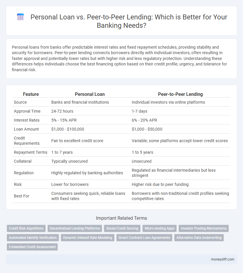Personal Loan vs. Peer-to-Peer Lending: Which is Better for Your Banking Needs?