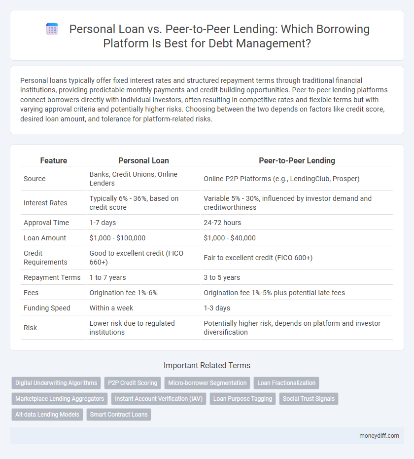 Personal Loan vs. Peer-to-Peer Lending: Which Borrowing Platform Is Best for Debt Management?