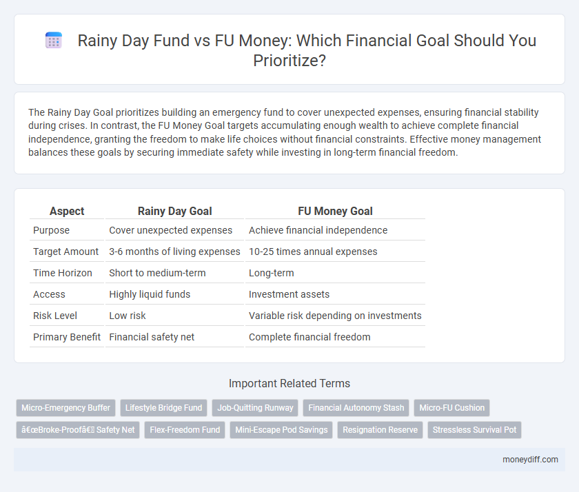 Rainy Day Fund vs FU Money: Which Financial Goal Should You Prioritize?