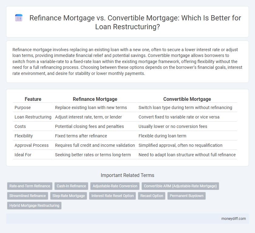 Refinance Mortgage vs. Convertible Mortgage: Which Is Better for Loan Restructuring?