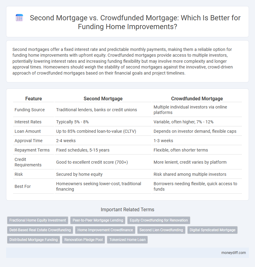 Second Mortgage vs. Crowdfunded Mortgage: Which Is Better for Funding Home Improvements?