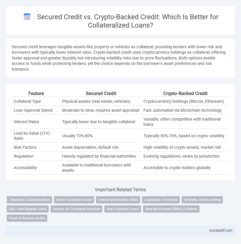 Secured Credit vs. Crypto-Backed Credit: Which Is Better for Collateralized Loans?