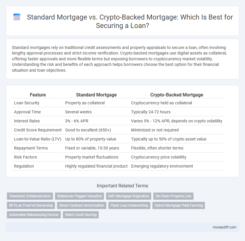 Standard Mortgage vs. Crypto-Backed Mortgage: Which Is Best for Securing a Loan?