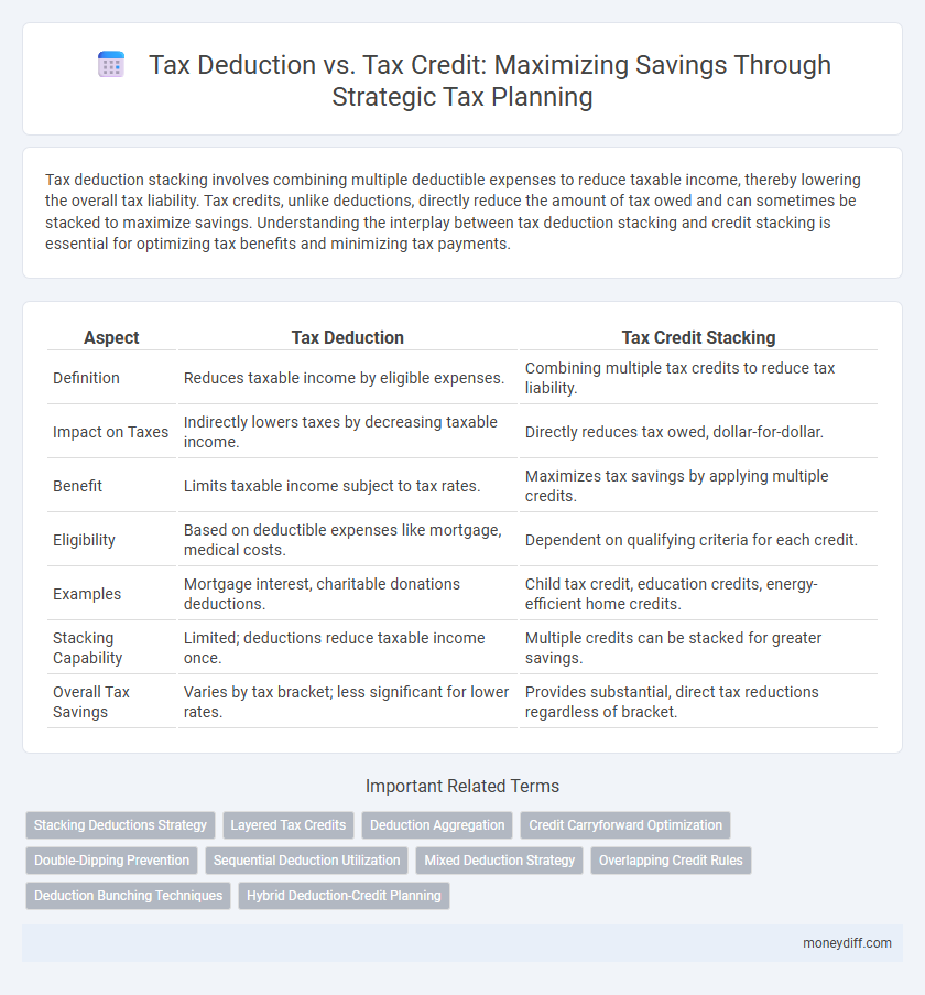 Tax Deduction vs. Tax Credit: Maximizing Savings Through Strategic Tax Planning