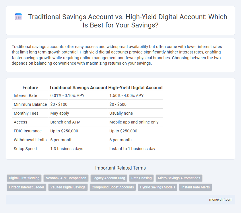 Traditional Savings Account vs. High-Yield Digital Account: Which Is Best for Your Savings?