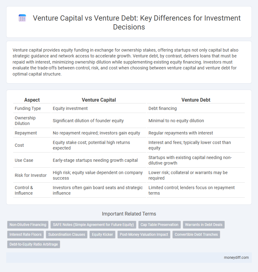 Venture Capital vs Venture Debt: Key Differences for Investment Decisions